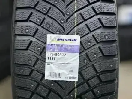 275 50 R22 Michelin X-ICE North 4 SUV, шип./2024 г. В. за 2 200 000 тг. в Караганда – фото 2