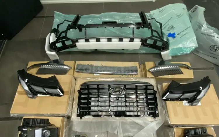 Бампер передний, бампер задний, губа, накладка на бампер Hyundai 20-26 за 50 000 тг. в Алматы