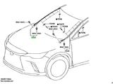Молдинг лобового стекло RX 2022-2026 за 1 000 тг. в Алматы