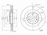 Диск тормозной передний Новый за 12 800 тг. в Алматы
