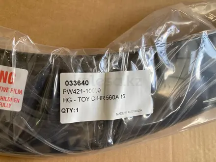 Дефлектор мухобойка на капот Тойота CHR/Toyota C-HR за 35 000 тг. в Караганда – фото 2