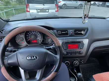 Kia Rio 2013 года за 5 600 000 тг. в Усть-Каменогорск – фото 13