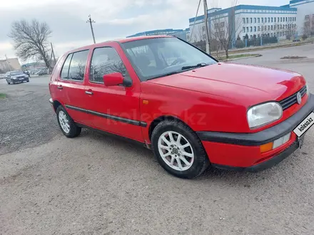 Volkswagen Golf 1993 года за 1 300 000 тг. в Тараз – фото 15