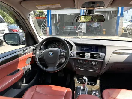 BMW X3 2012 года за 7 200 000 тг. в Алматы – фото 9