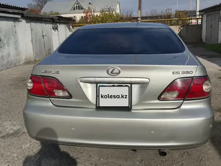 Lexus ES 330 2003 года за 6 200 000 тг. в Тараз – фото 6