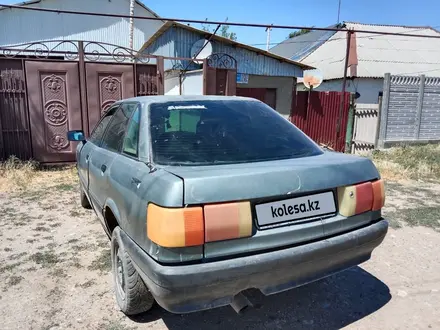 Audi 80 1988 года за 600 000 тг. в Тараз – фото 2