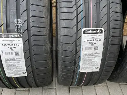 Continental ContiSportContact 5 SUV 275/40 R20 и 315/35 R20 110W за 188 000 тг. в Алматы – фото 8