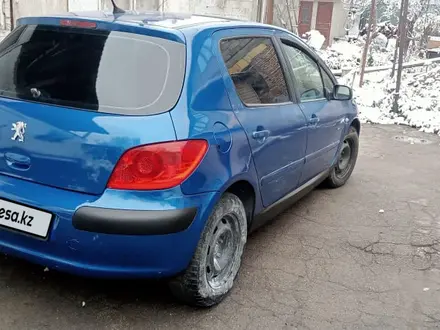 Peugeot 307 2006 года за 1 650 000 тг. в Алматы – фото 2