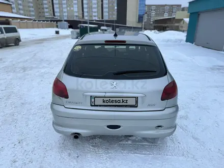 Peugeot 206 2007 года за 1 880 000 тг. в Караганда – фото 5