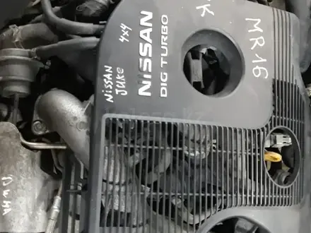 Nissan juke Двигатель на 1.6л (MR16) турбо голый без навеса из Японии за 850 000 тг. в Алматы – фото 3