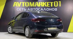 Hyundai Elantra 2019 года за 8 850 000 тг. в Астана – фото 5