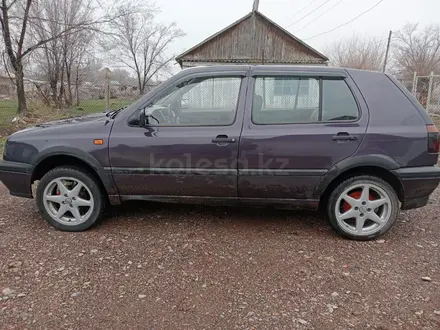 Volkswagen Golf 1993 года за 1 650 000 тг. в Конаев (Капшагай) – фото 6