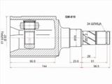 Шрус внутренний левыйүшін12 450 тг. в Астана