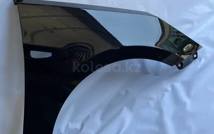 Крыло переднее правое цвет чёрный Hyundai Accent 10-17 Тайвань за 50 000 тг. в Алматы