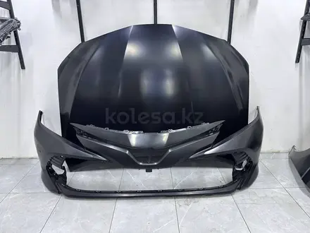 Капот + бампер в сборе Toyota Camry 70 NEW ORIGINAL за 240 000 тг. в Алматы – фото 9