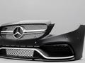 Передний Бампер Mercedes — Benz W205 C63 AMG комплект за 5 000 тг. в Алматы – фото 3