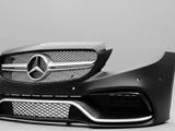 Передний Бампер Mercedes — Benz W205 C63 AMG комплект за 5 000 тг. в Алматы – фото 3
