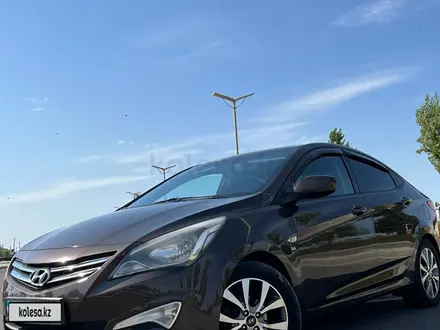 Hyundai Solaris 2015 года за 5 800 000 тг. в Шымкент – фото 2