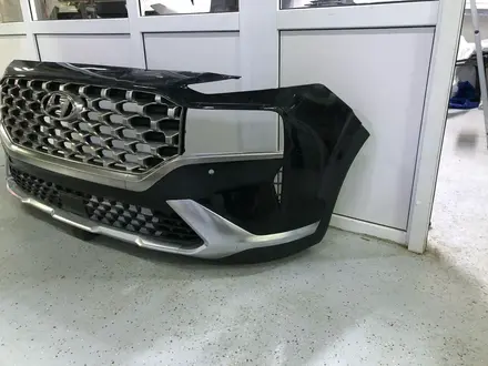 Бампер Передний Хундай Санта фе Hyundai Santafe бамперүшін107 000 тг. в Уральск – фото 2
