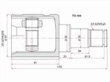 Шрус внутрений левыйүшін27 100 тг. в Астана