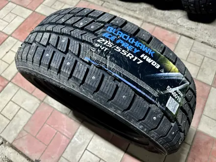 215/55R17 BLACKHAWK шипы, мягкие, тихие, отличное сцепление на льду и снегу за 37 000 тг. в Астана