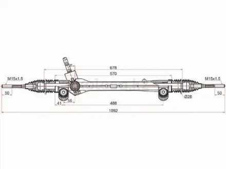 Рейка рулевая за 33 300 тг. в Талдыкорган