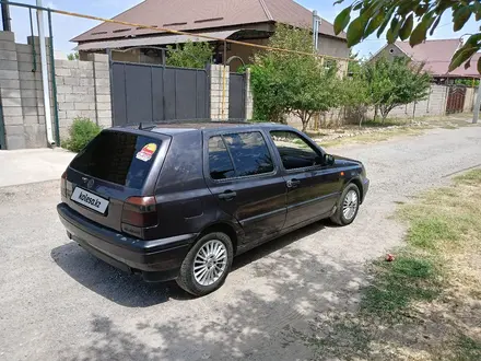 Volkswagen Golf 1993 года за 600 000 тг. в Шымкент – фото 4