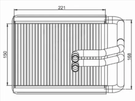 Радиатор отопителя салона за 9 700 тг. в Астана