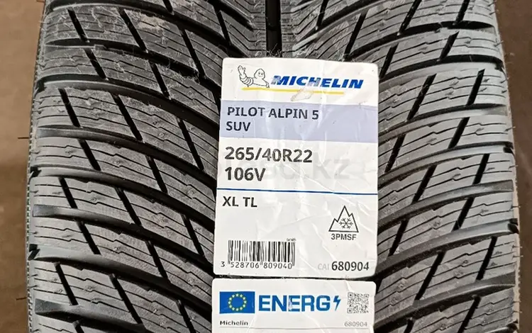 Michelin pilot alpin 5 265/40 R22 2022үшін395 000 тг. в Алматы