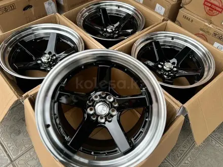 НОВЫЕ! Sport ТЕ 37 17 5x100/5 114.3 10.5JJ ET15 DIA73.1 GLOSS BLACK. за 420 000 тг. в Караганда