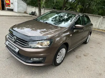 Volkswagen Polo 2016 года за 5 900 000 тг. в Алматы – фото 12