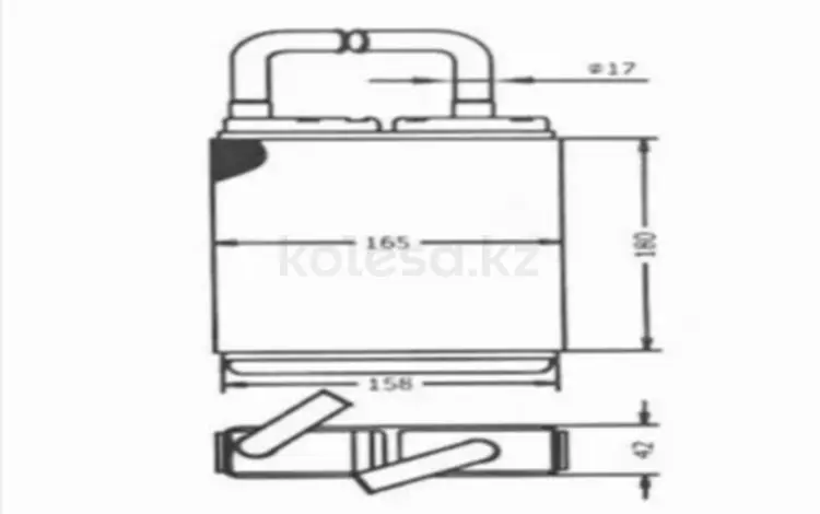 Радиатор отопителя салона за 9 800 тг. в Алматы