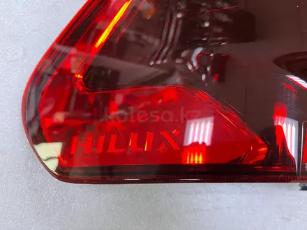 Фонари Toyota Hilux Led оригинал с проводкой диодные фонарь фары за 145 000 тг. в Астана – фото 2