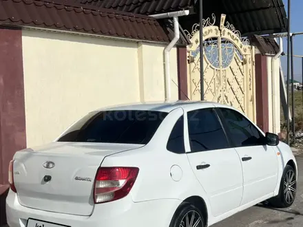 ВАЗ (Lada) Granta 2190 2014 года за 1 600 000 тг. в Шымкент – фото 8