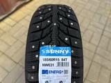 185/60R15 SUNNY шипы, мягкие, тихие, отличное сцепление на льду и снегу за 24 000 тг. в Астана – фото 2