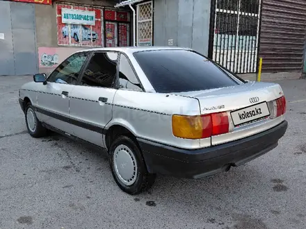 Audi 80 1991 года за 1 300 000 тг. в Тараз – фото 2