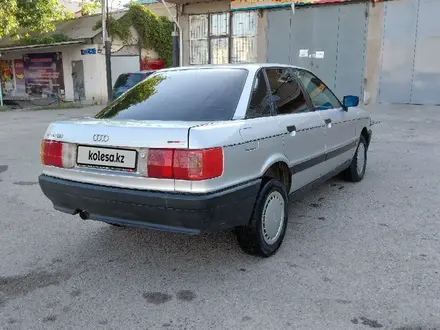 Audi 80 1991 года за 1 300 000 тг. в Тараз – фото 3