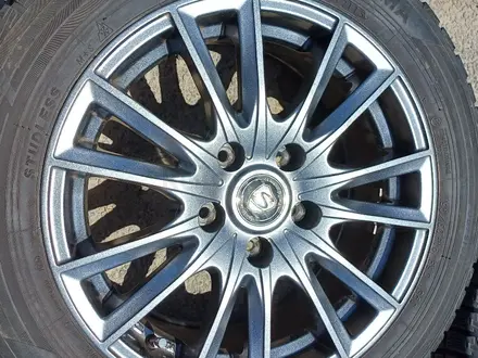 Диски R16 5x114, 3 с зимними 195/60R16 шинами. за 180 000 тг. в Алматы – фото 4