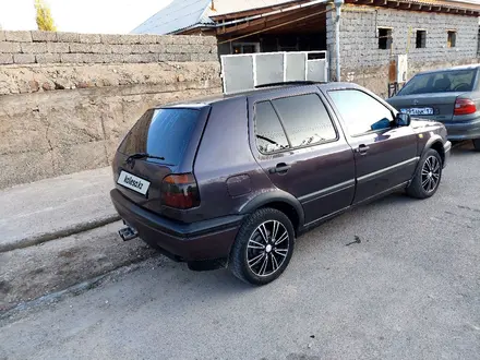 Volkswagen Golf 1993 года за 1 450 000 тг. в Шымкент – фото 9