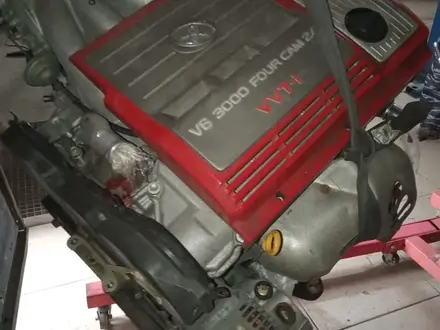 Двигатель на Лексус РХ300. Мотор 1MZ-FE VVTiүшін295 500 тг. в Алматы – фото 4