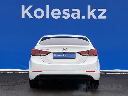 Hyundai Elantra 2014 года за 6 950 000 тг. в Алматы – фото 4