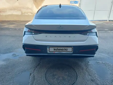 Hyundai Elantra 2023 года за 8 500 000 тг. в Тараз – фото 7