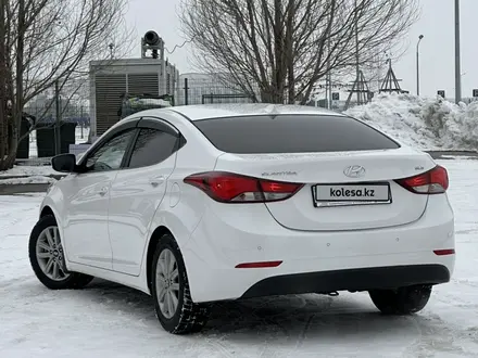 Hyundai Elantra 2014 года за 7 200 000 тг. в Алматы – фото 3
