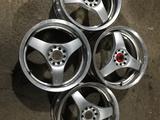 Диски R17 5x100, 5x114.3 кованные monoblock Hinodex, из Японииүшін130 000 тг. в Алматы – фото 2