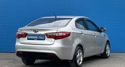 Kia Rio 2014 года за 3 850 000 тг. в Алматы – фото 3