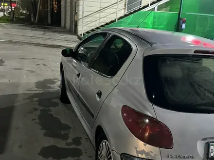 Peugeot 206 2007 года за 1 650 000 тг. в Алматы – фото 5