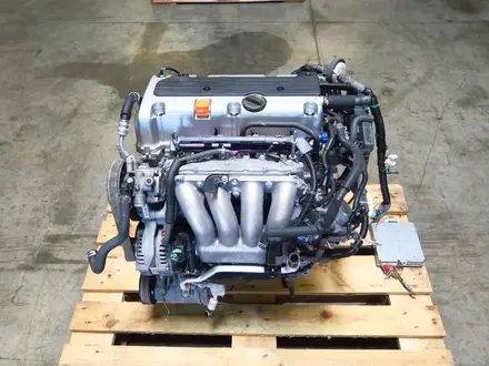 Мотор (ДВС) Honda CR-V 2.4л Двигатель с установкой под ключ за 330 000 тг. в Алматы – фото 2