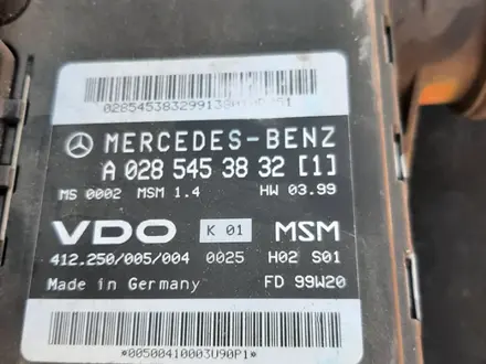 Блок управления двигателем эбу Mercedes A160 W168 за 45 000 тг. в Семей – фото 2