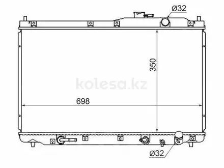Радиатор охлаждения Honda S-MX/Хонда С — МХ RH1 97-02 за 21 900 тг. в Усть-Каменогорск