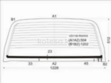 Стекло заднее с обогревом за 18 300 тг. в Алматы